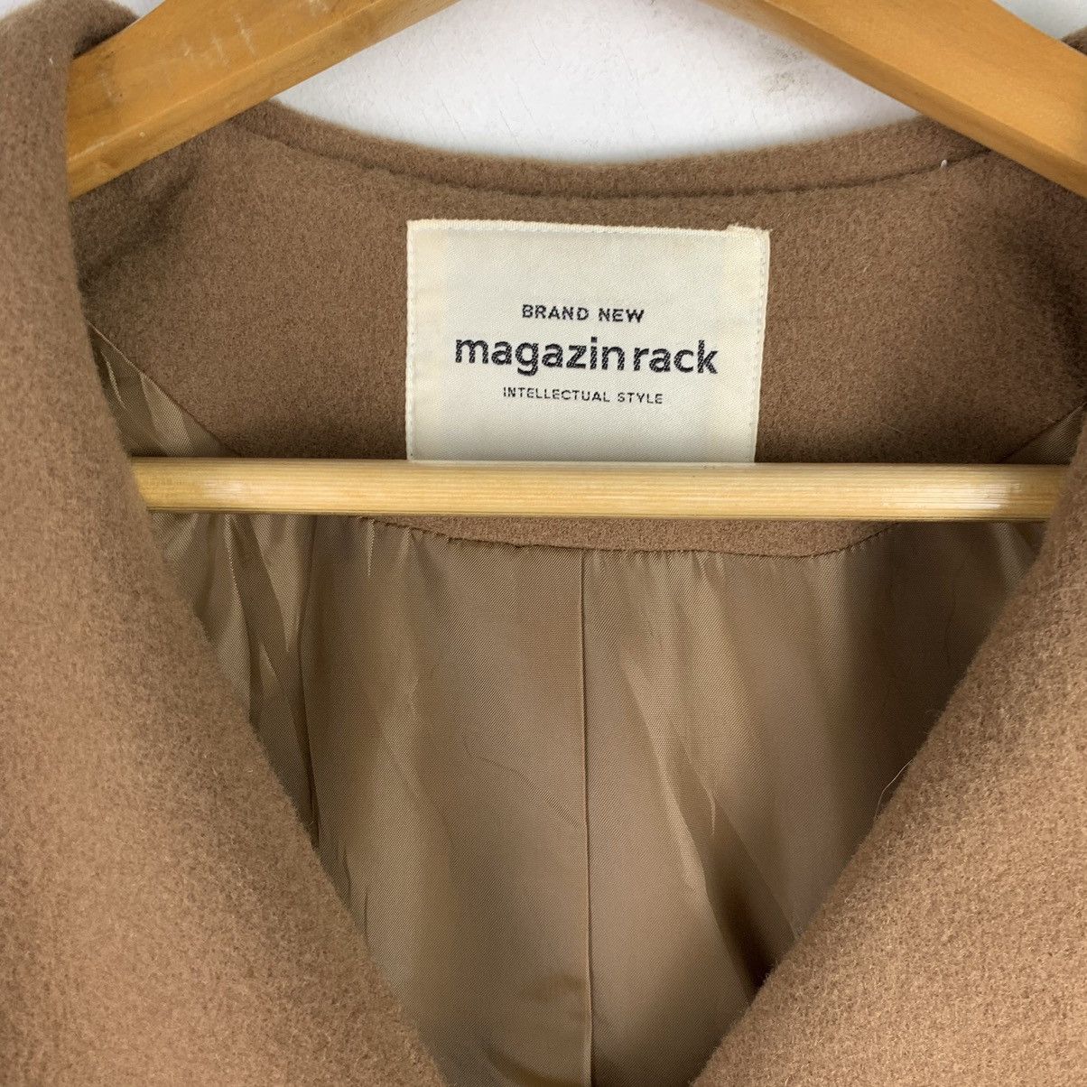 Japanese Brand × Vintage Vintage Japanese Brand Wool coat Jacket Size US L / EU 52-54 / 3 - 9 Thumbnail