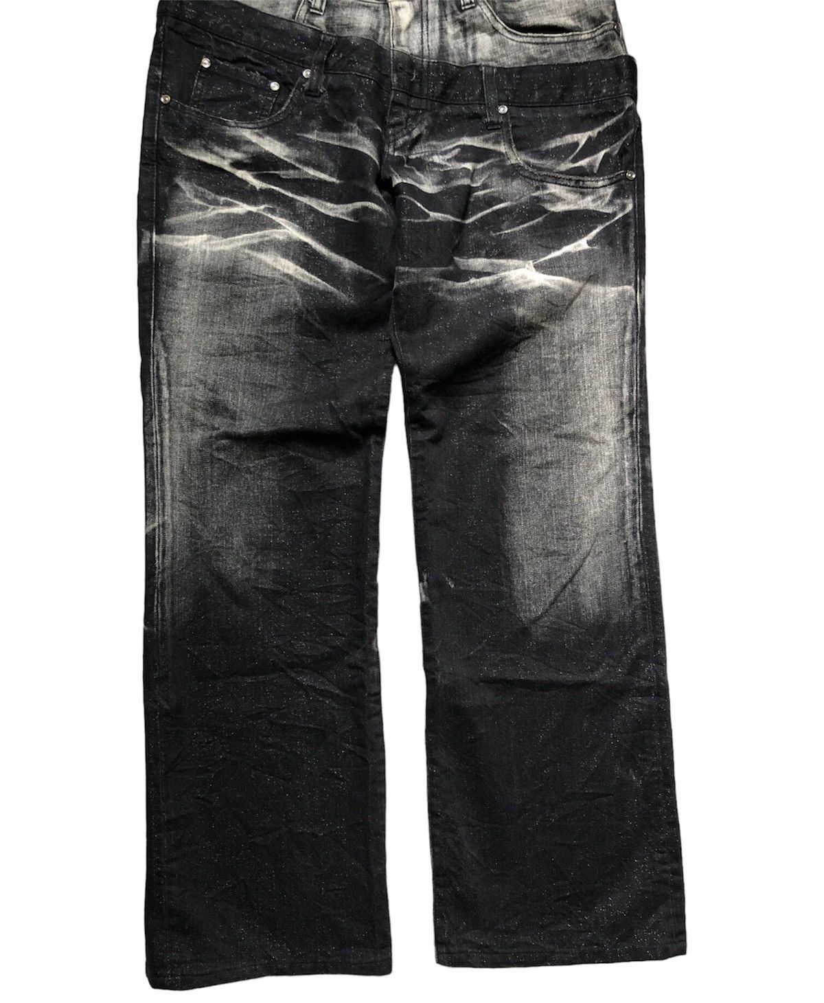 ABAHOUSE × If Six Was Nine × Le Grande Bleu (L.G.B.) Abahouse double waist denim pants Size US 34 / EU 50 - 4 Thumbnail