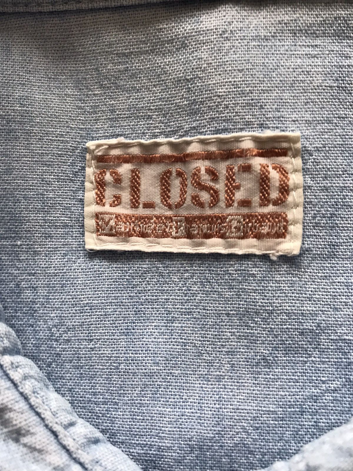 CLOSED × Marithe + Francois Girbaud VINTAGE CLOSED X MARITHE FRANCOIS GIRBAUD SNAP BUTTON UP Size US XL / EU 56 / 4 - 3 Thumbnail