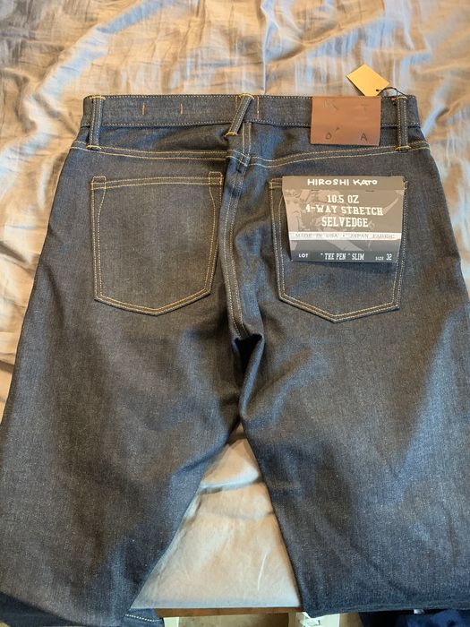 Hiroshi Kato Hiroshi Kato Pen Slim Selvedge Jeans 10.5 oz | Grailed