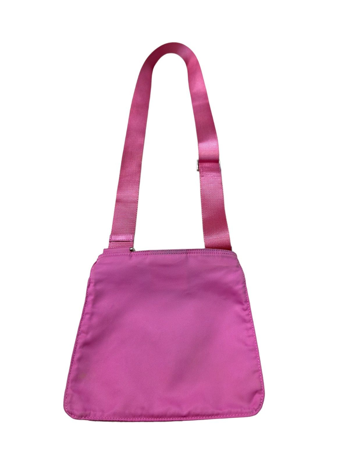 Prada × Vintage AUTHENTIC VINTAGE PRADA PINK NYLON MINI CROSSBODY BAG Size ONE SIZE - 4 Thumbnail