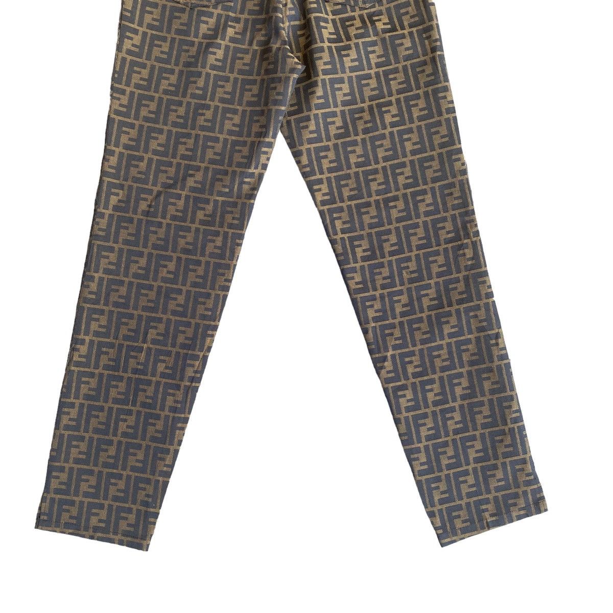 Fendi Vintage Fendi Zucca Monogram Pants Size 26" / US 2 / IT 38 - 13 Thumbnail