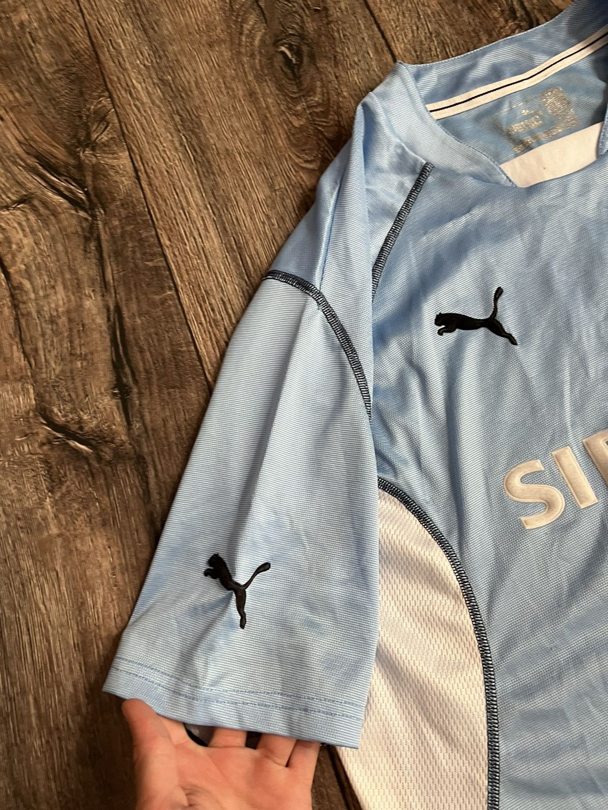 Puma VINTAGE PUMA LAZIO 2001-2002 HOME FOOTBALL JERSEY ITALY Size US M / EU 48-50 / 2 - 7 Thumbnail