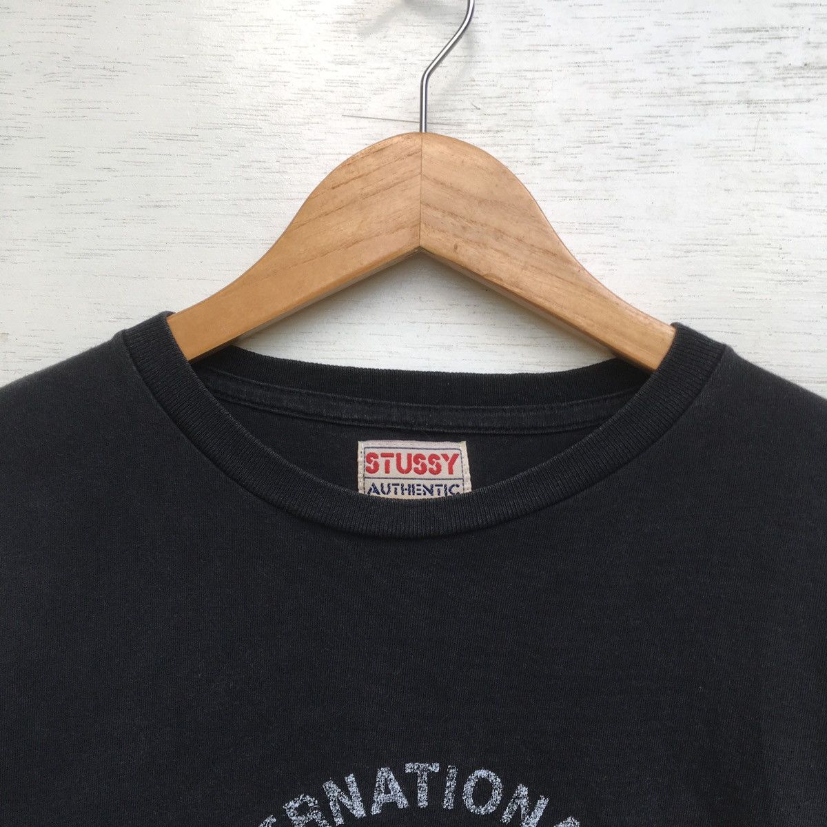 Stussy × Vintage LASTDROP‼️ SUN FADED VINTAGE STUSSY INTERNATIONAL LONG SLEEVE Size US M / EU 48-50 / 2 - 7 Thumbnail