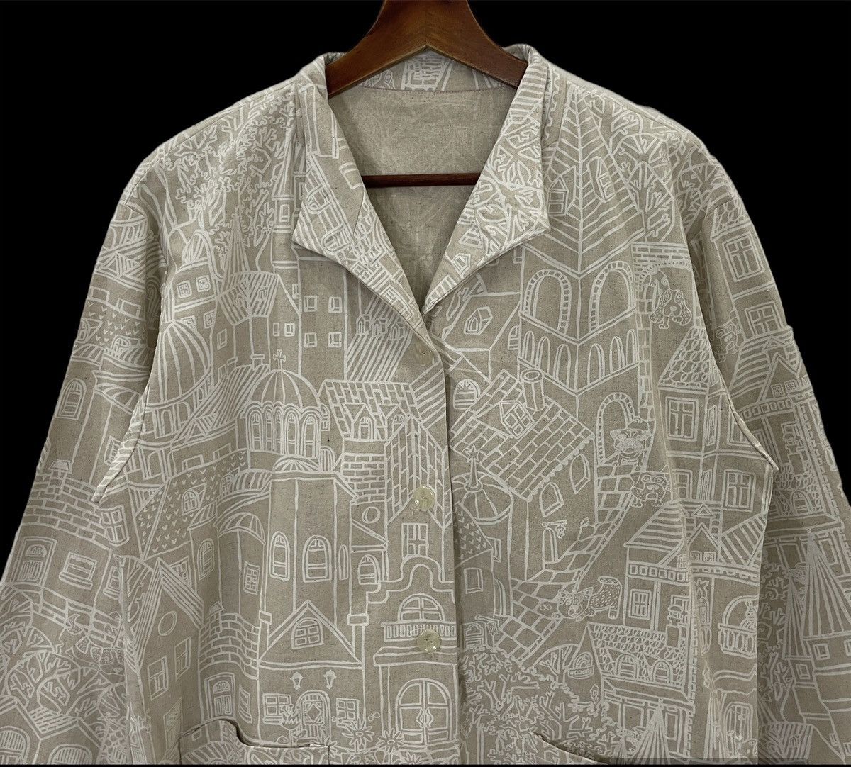 Other Vintage Unbranded Art Motive Jacket Size US L / EU 52-54 / 3 - 4 Thumbnail