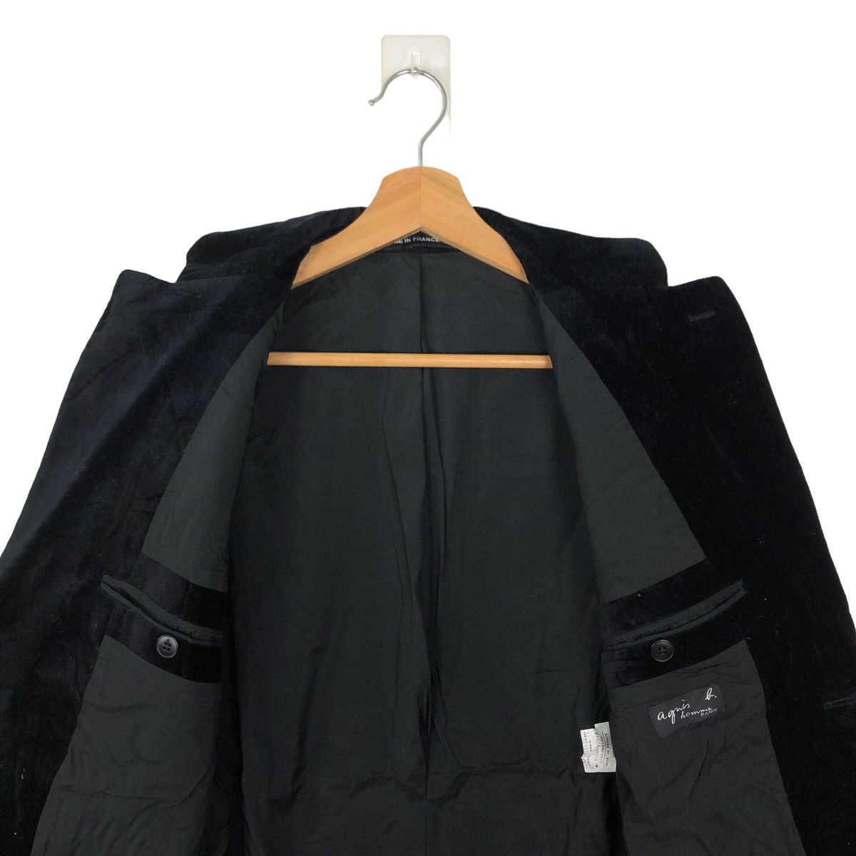 agnes b. DOUBLE BREAST VELVET CHORE JACKET AGNES B. MADE IN FRANCE Size US M / EU 48-50 / 2 - 10 Thumbnail