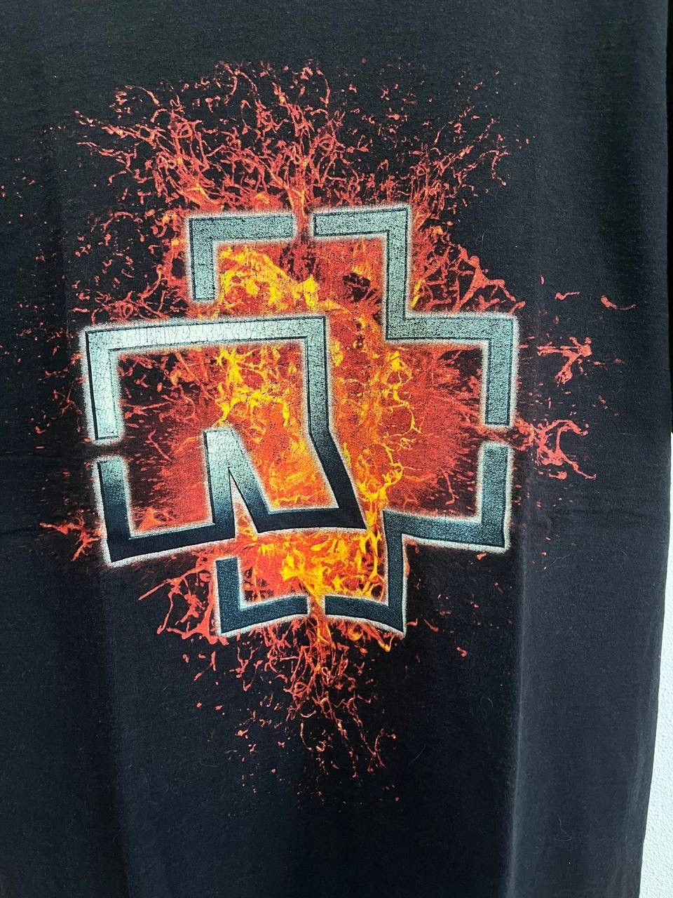 Band Tees × Vintage Vintage Rammstein Hier Kommt Die Sonne Band Tee Size US L / EU 52-54 / 3 - 3 Thumbnail
