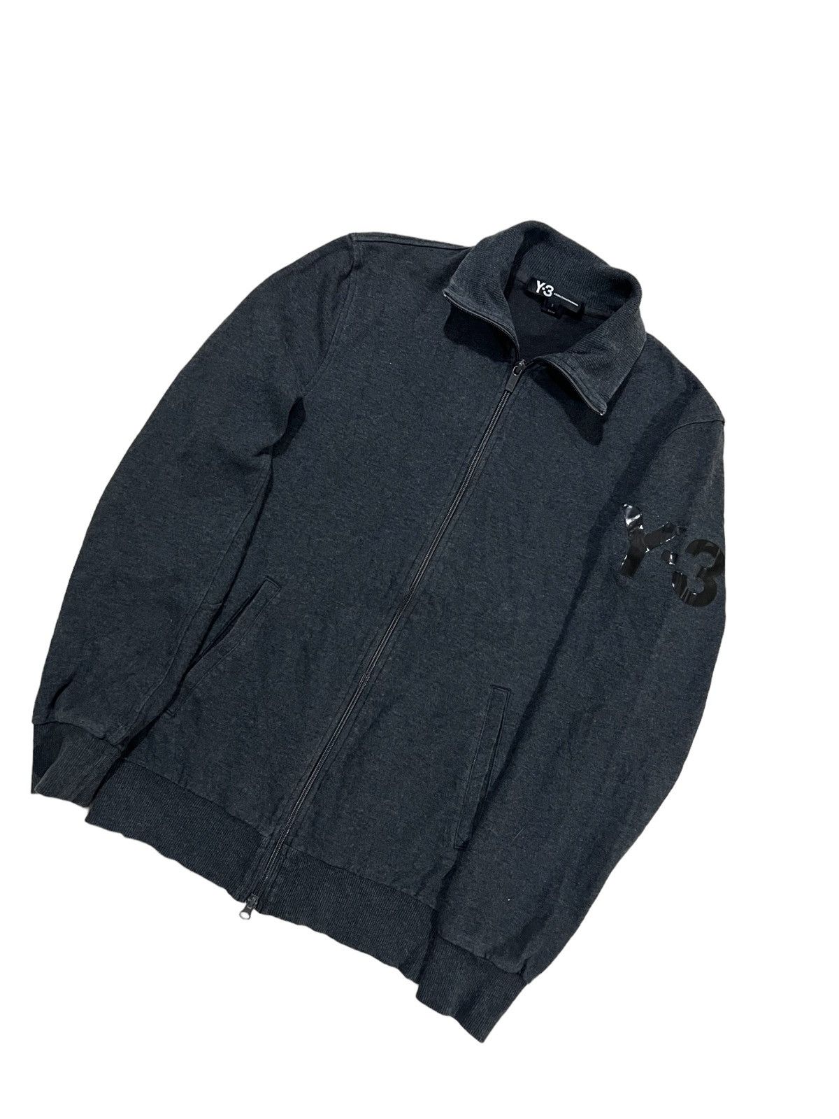 Y-3 GRAIL🔥AW15 Yohji Yamamoto Y-3 ™️ Logo Black Zipper Sweater Size US M / EU 48-50 / 2 - 2 Thumbnail