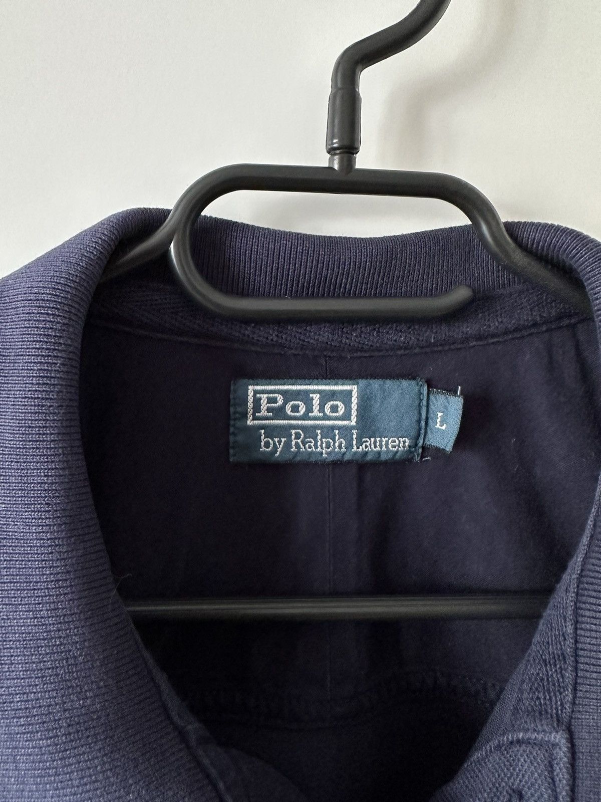 Polo Ralph Lauren Vintage Polo Ralph Lauren polo shirt dark blue Size US L / EU 52-54 / 3 - 3 Thumbnail