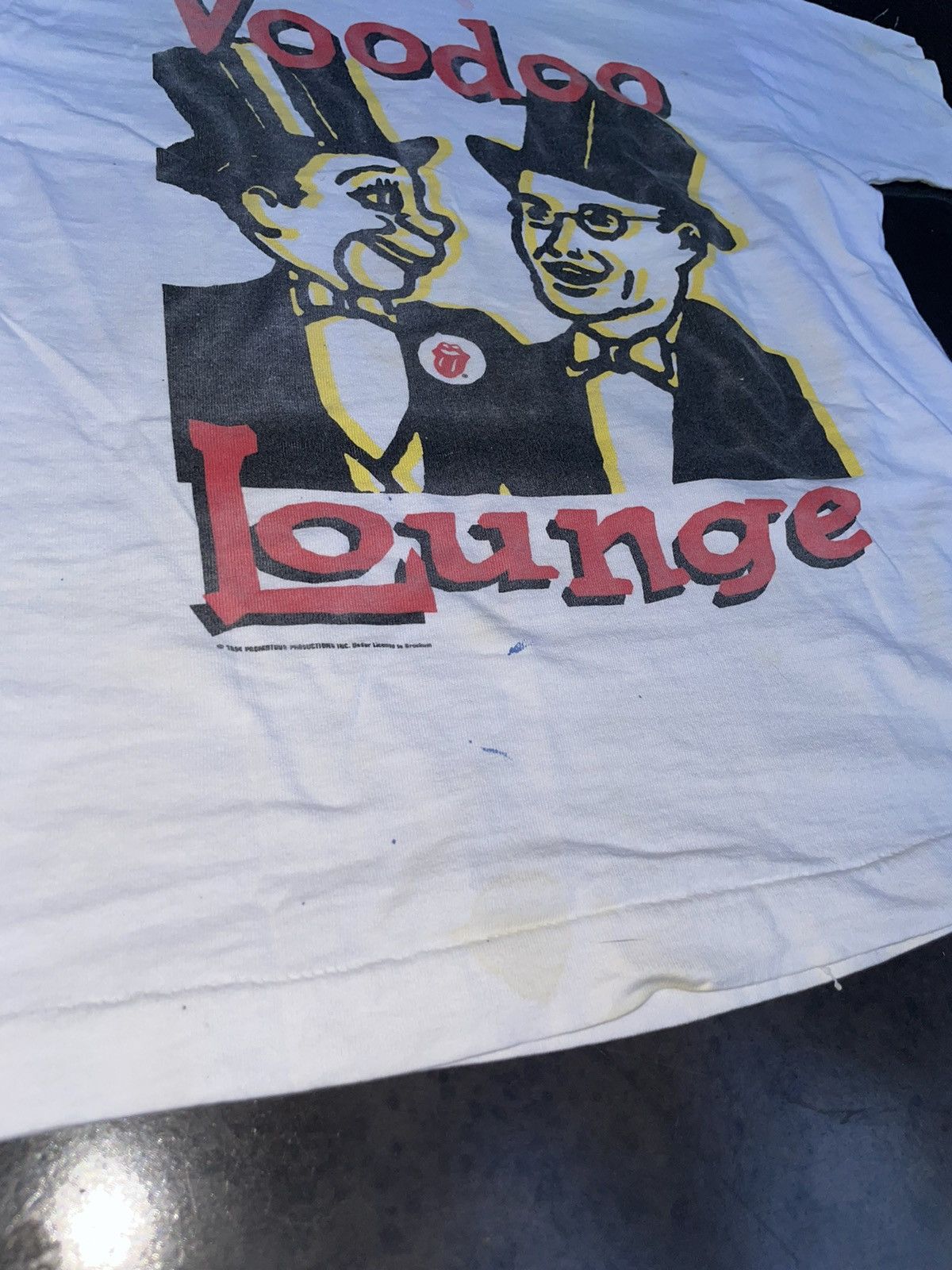 The Rolling Stones × Vintage Rare Voodoo Lounge Graphic T-shirt Size US S / EU 44-46 / 1 - 5 Thumbnail