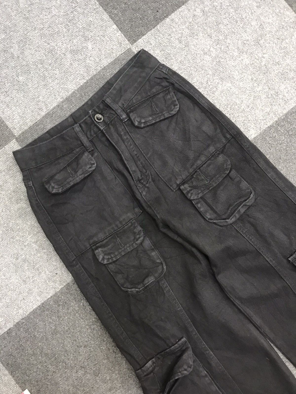 Seditionaries Unbrand Very Rare Wide Multipockets Soft Jeans Size 25" / US 0 / IT 36 - 2 Thumbnail