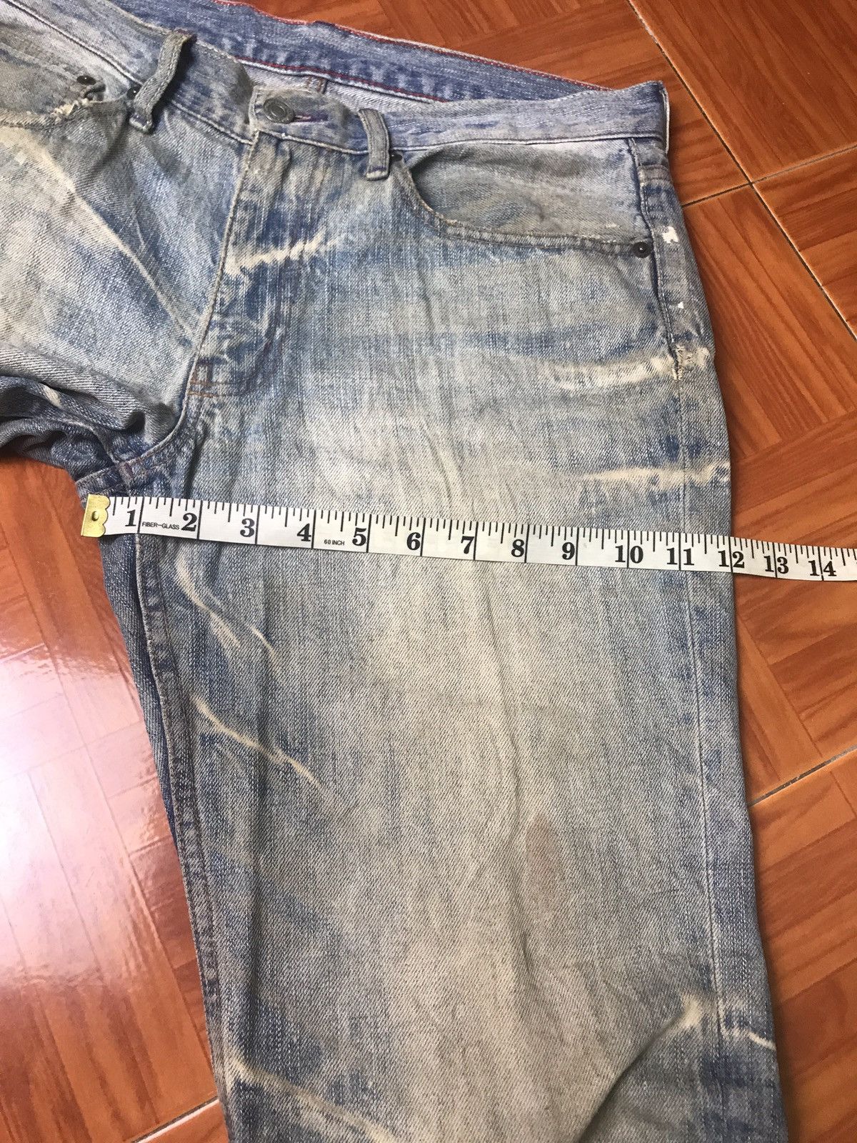 Takeo Kikuchi DISTRESSED ‼️‼️ vintage takeo kikuchi very rare Size US 33 - 13 Thumbnail
