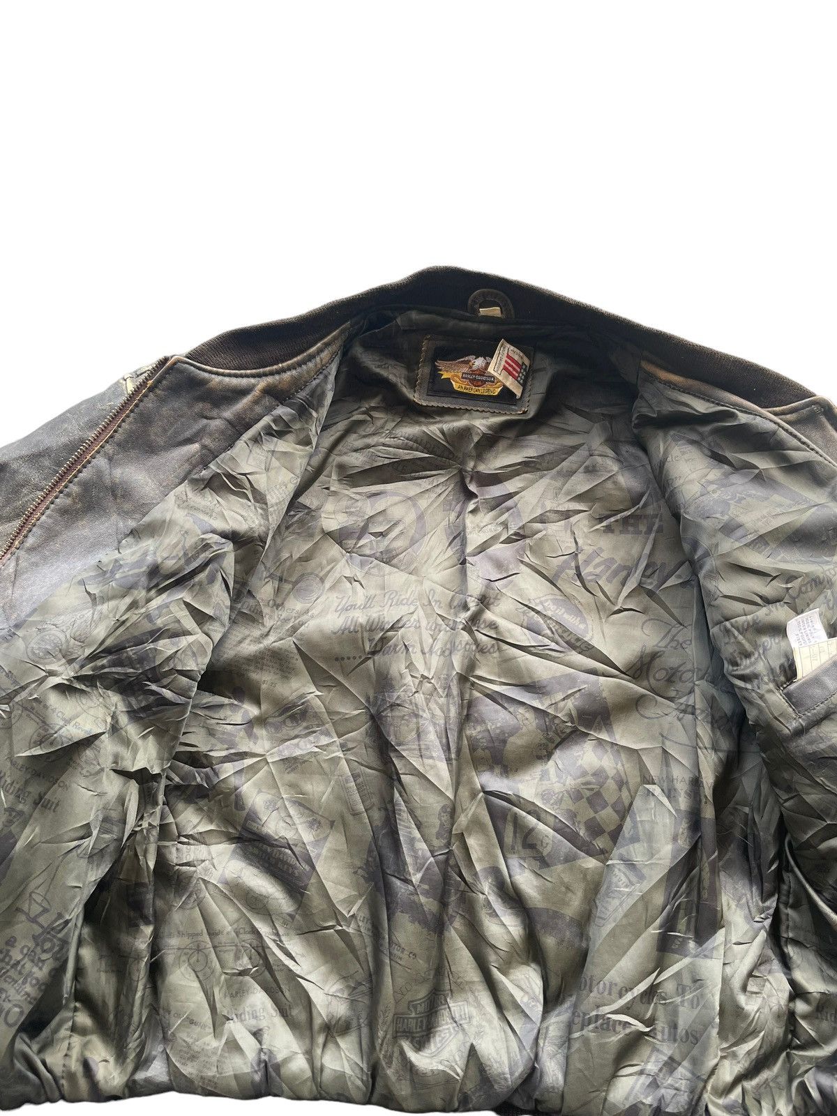 Harley Davidson Vintage 90’s Harley Davidson Leather Jacket Size US M / EU 48-50 / 2 - 6 Thumbnail