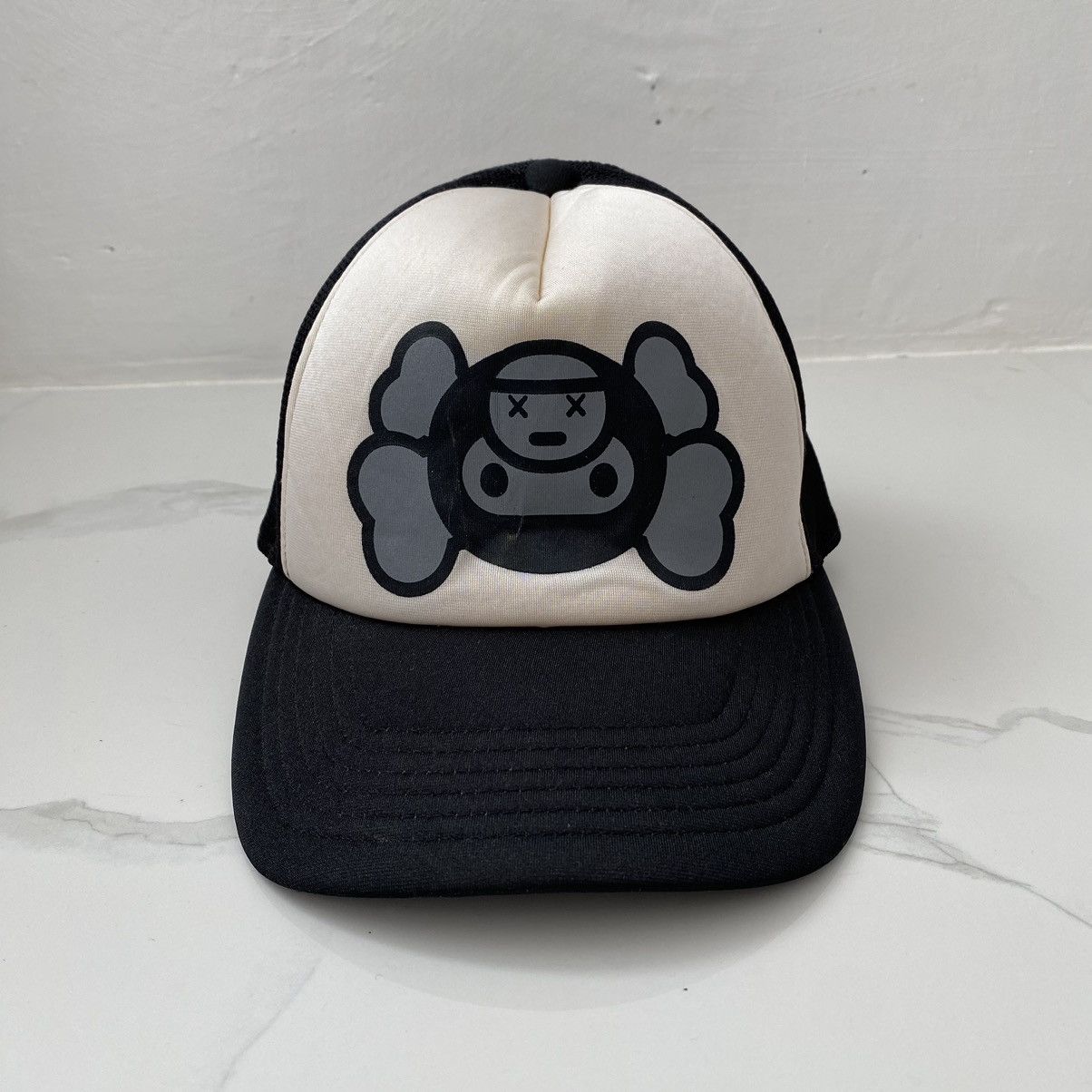 Bape Bape x Kaws Baby Milo Mesh Cap | Grailed