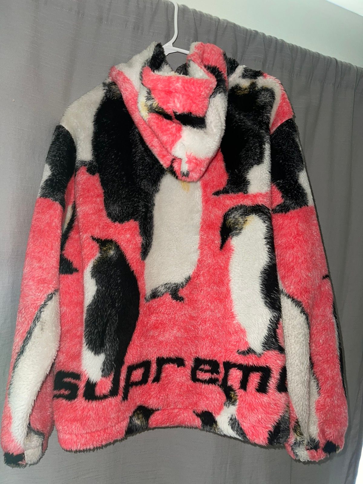 Supreme Supreme Penguin Hooded fleece jacket | Grailed