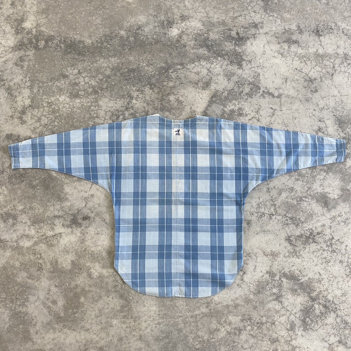 Hai Sporting Gear VTG Hai Sporting Miyake Studio Checker Half Button Shirt Size US M / EU 48-50 / 2 - 11 Thumbnail