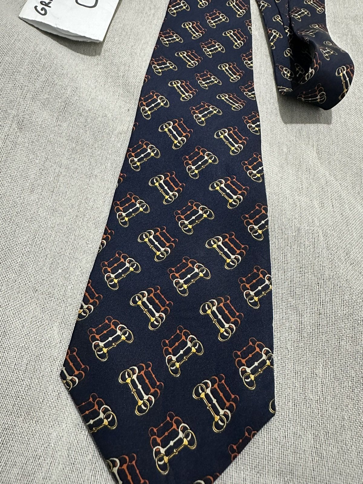 Celine Vintage Celine Paris Tie Size ONE SIZE - 3 Thumbnail