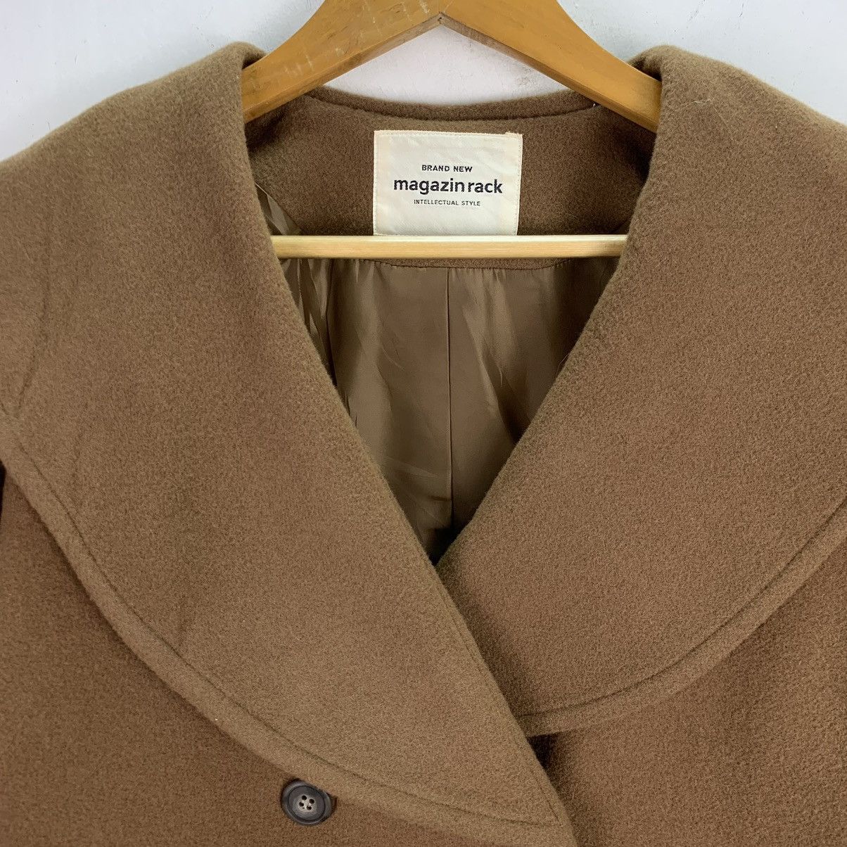 Japanese Brand × Vintage Vintage Japanese Brand Wool coat Jacket Size US L / EU 52-54 / 3 - 2 Thumbnail