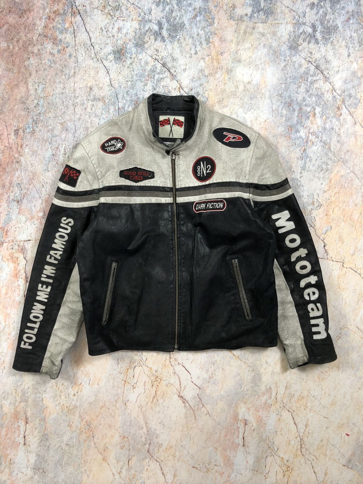 Vintage Racing vintage leather jacket | Grailed