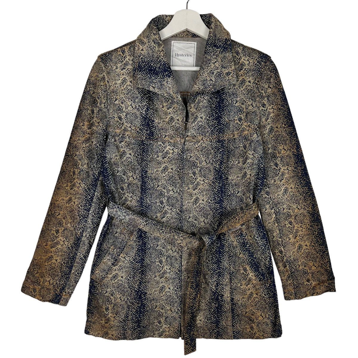Hysteric Glamour 🔥 HYSTERIC GLAMOUR SNAKE SKIN DENIM COAT JACKET MADE IN JPN Size M / US 6-8 / IT 42-44 - 3 Thumbnail