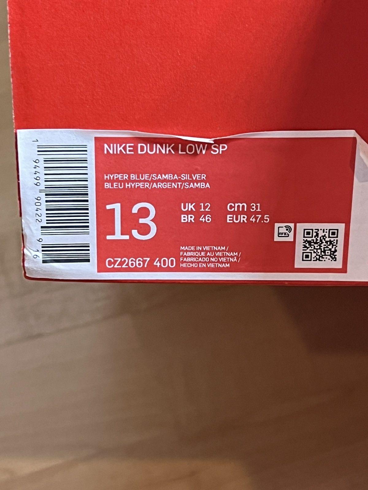 Nike Dunk Low “Samba” Size US 13 / EU 46 - 8 Thumbnail