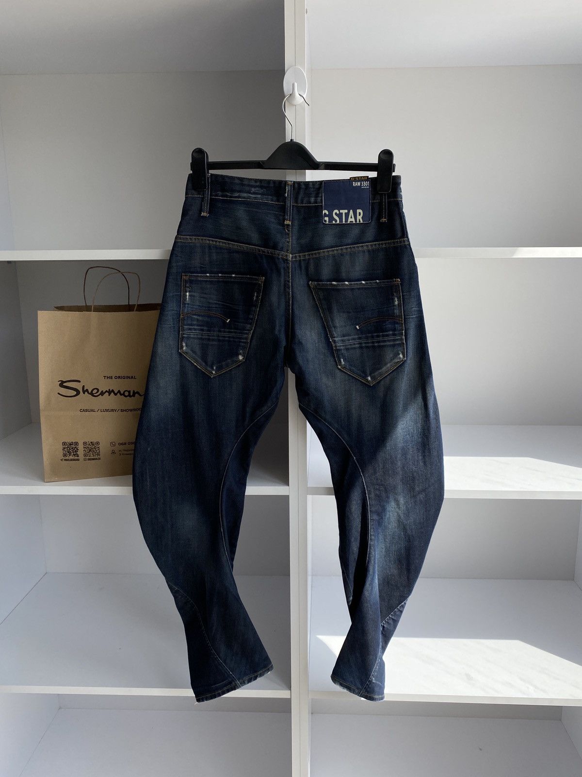 G-Star Vintage G-Star Raw Denim blue jeans Size US 30 / EU 46 - 4 Thumbnail