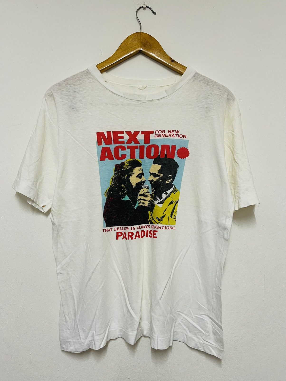 Vintage 80s Next Action For New Generation T-Shirt Poster
