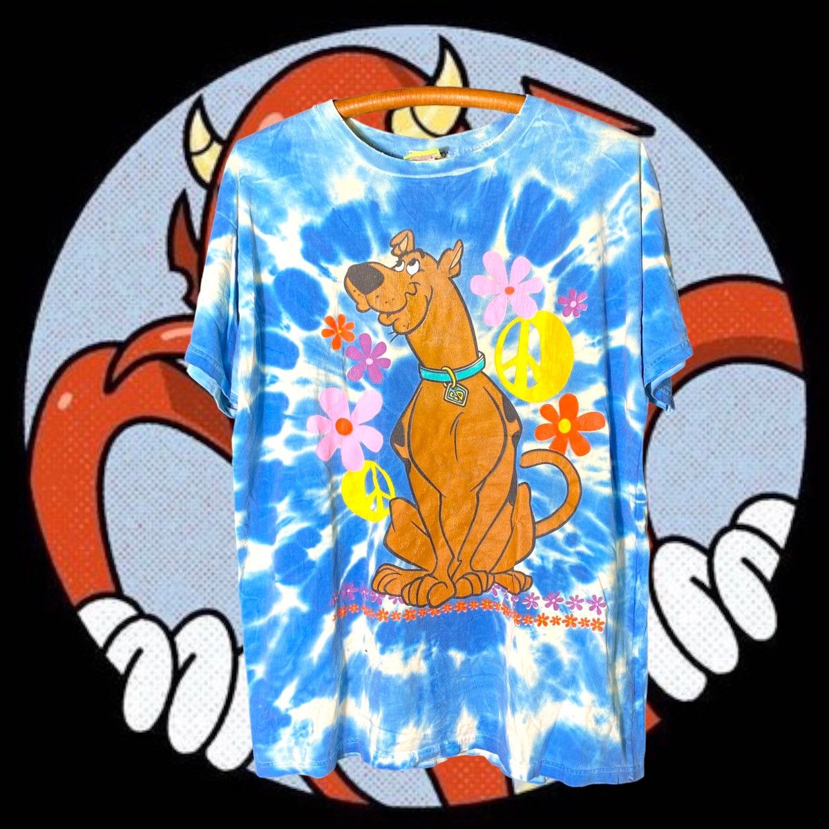 scooby doo tie dye shirt cracker barrel