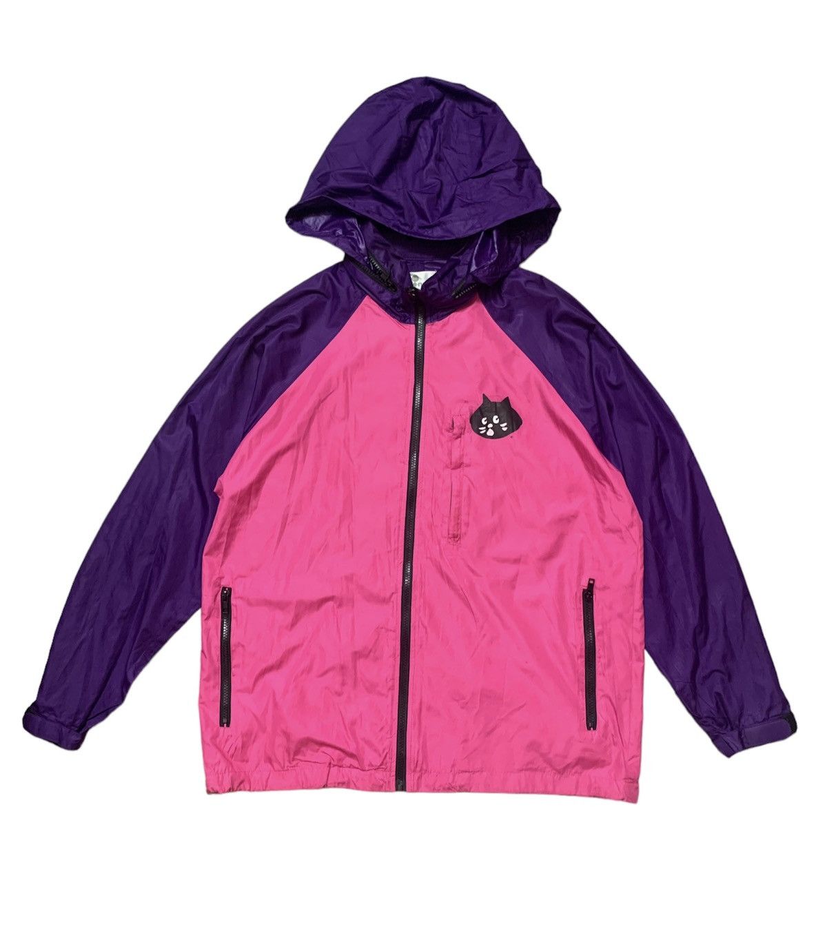 Issey Miyake Ne-Net Iconic Cat Windbreaker Hoodie Size US L / EU 52-54 / 3 - 1 Thumbnail