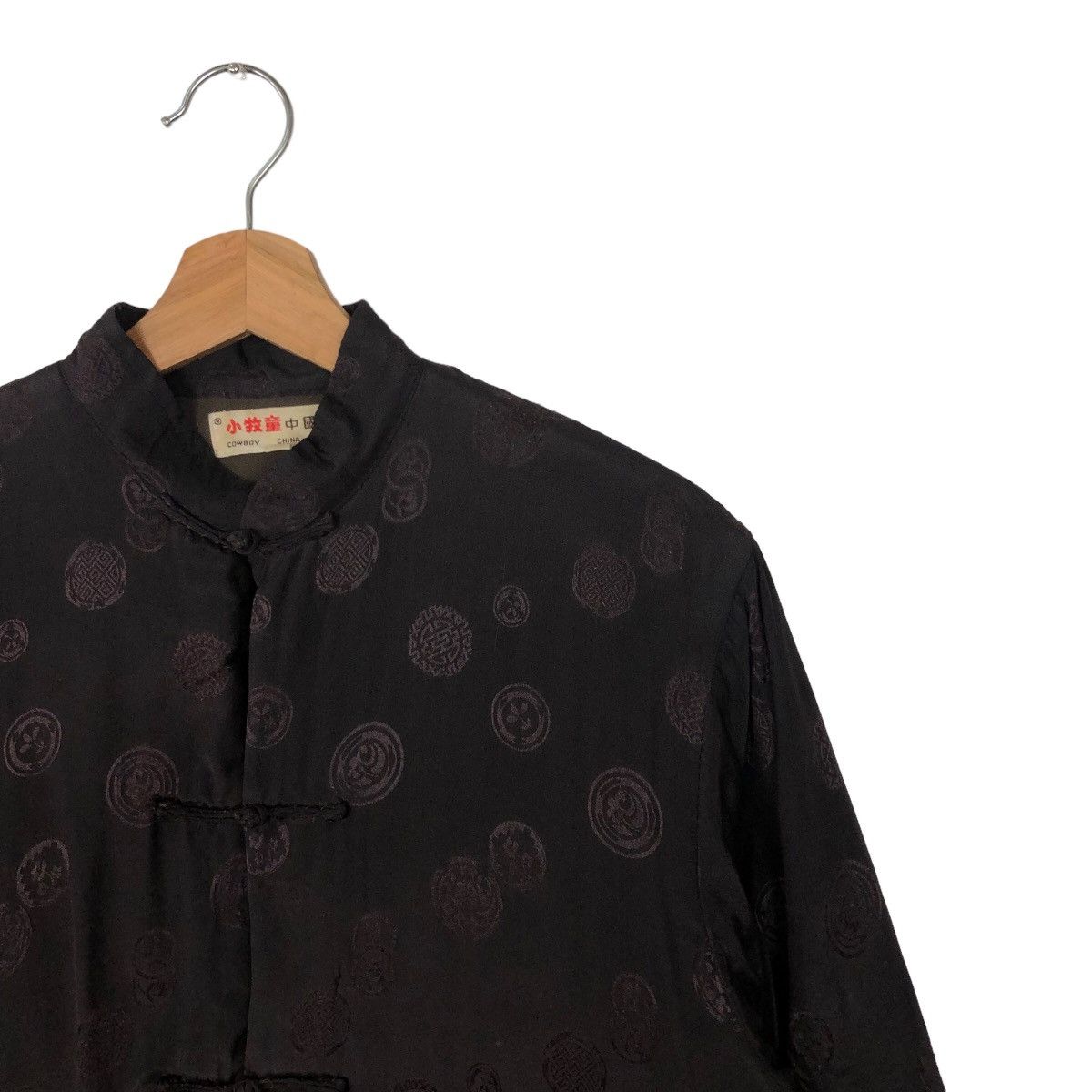 Japanese Brand VINTAGE MANDARIN STYLE JACKET COWBOY CHINA GOWN ISSEY MIYAKE Size US L / EU 52-54 / 3 - 5 Thumbnail