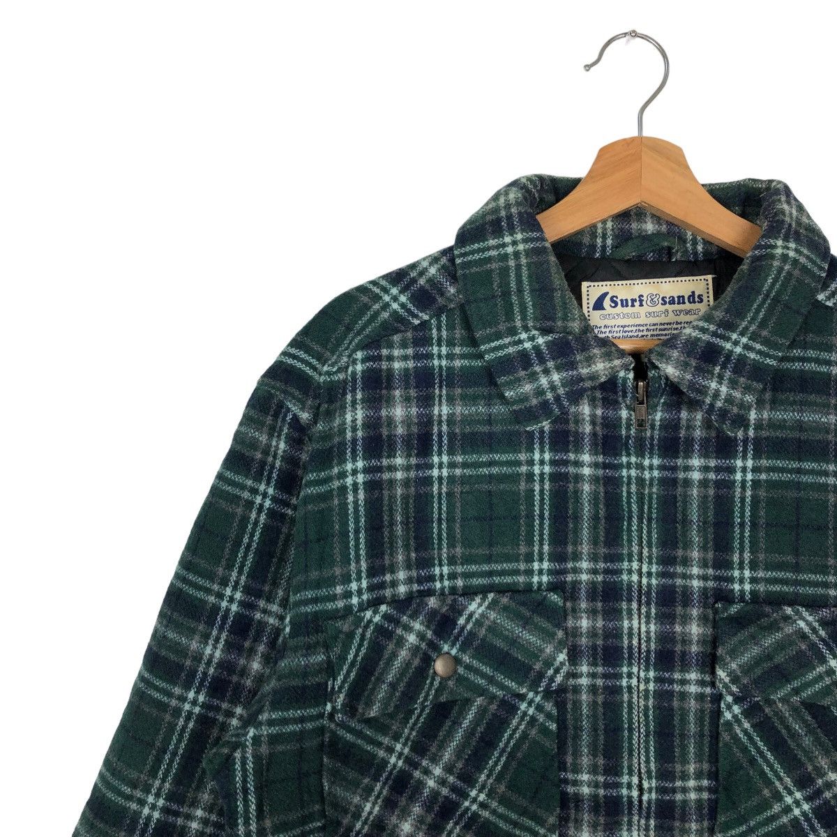 Japanese Brand VINTAGE TARTAN DESIGN JACKET SURF & SAND JAPAN Size US L / EU 52-54 / 3 - 6 Thumbnail