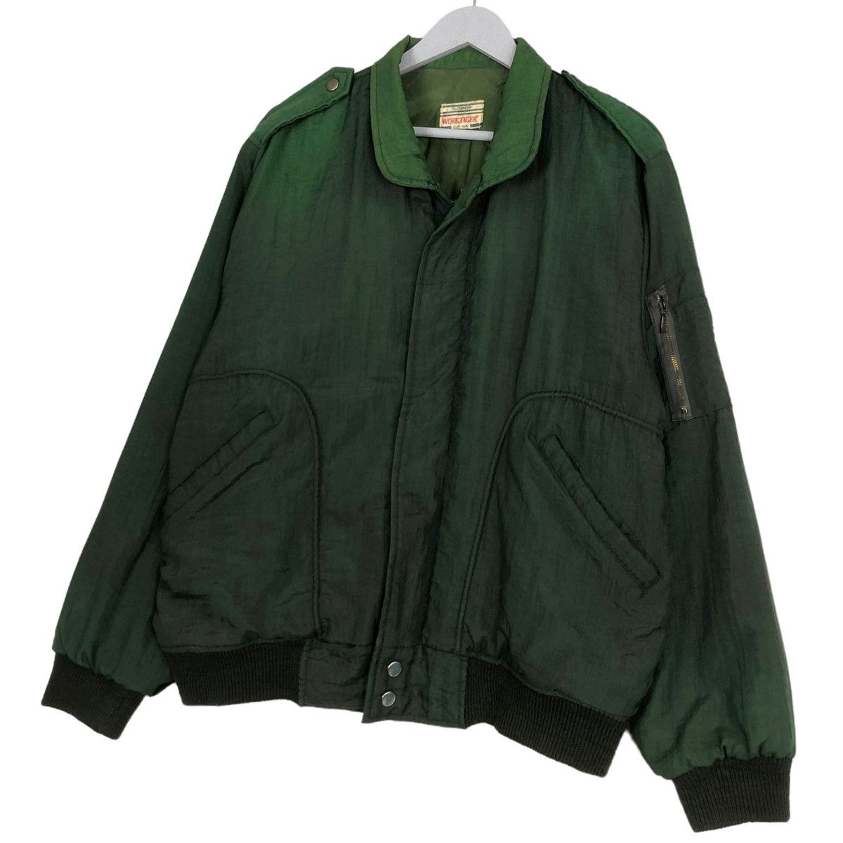 Japanese Brand 💥JAPAN SUNFADED WORKTIGER VINTAGE RIOT BOMBER JACKET Size US M / EU 48-50 / 2 - 2 Thumbnail