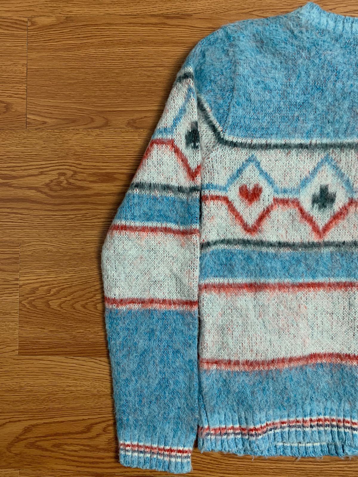 Hysteric Glamour 80s Hysteric Glamour Mohair Trump Card Pattern Cardigan Size US S / EU 44-46 / 1 - 6 Thumbnail