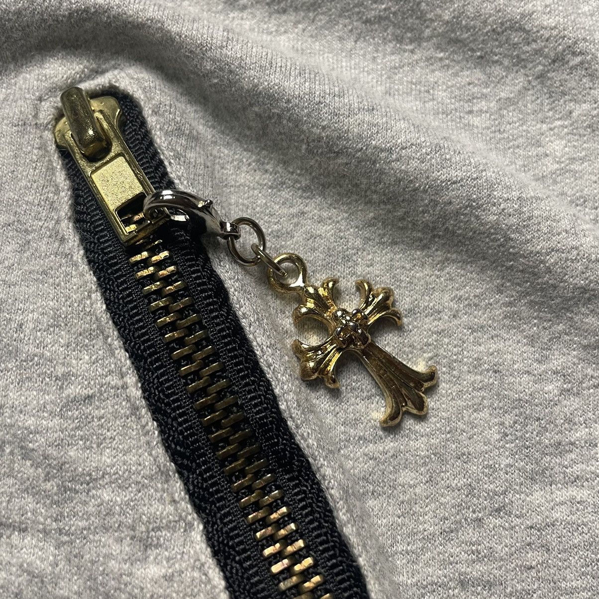 If Six Was Nine × Le Grande Bleu (L.G.B.) × Seditionaries 🇯🇵 DIA WORDING SKULL CROSS FULL ZIP SWEATER Size S / US 4 / IT 40 - 14 Thumbnail