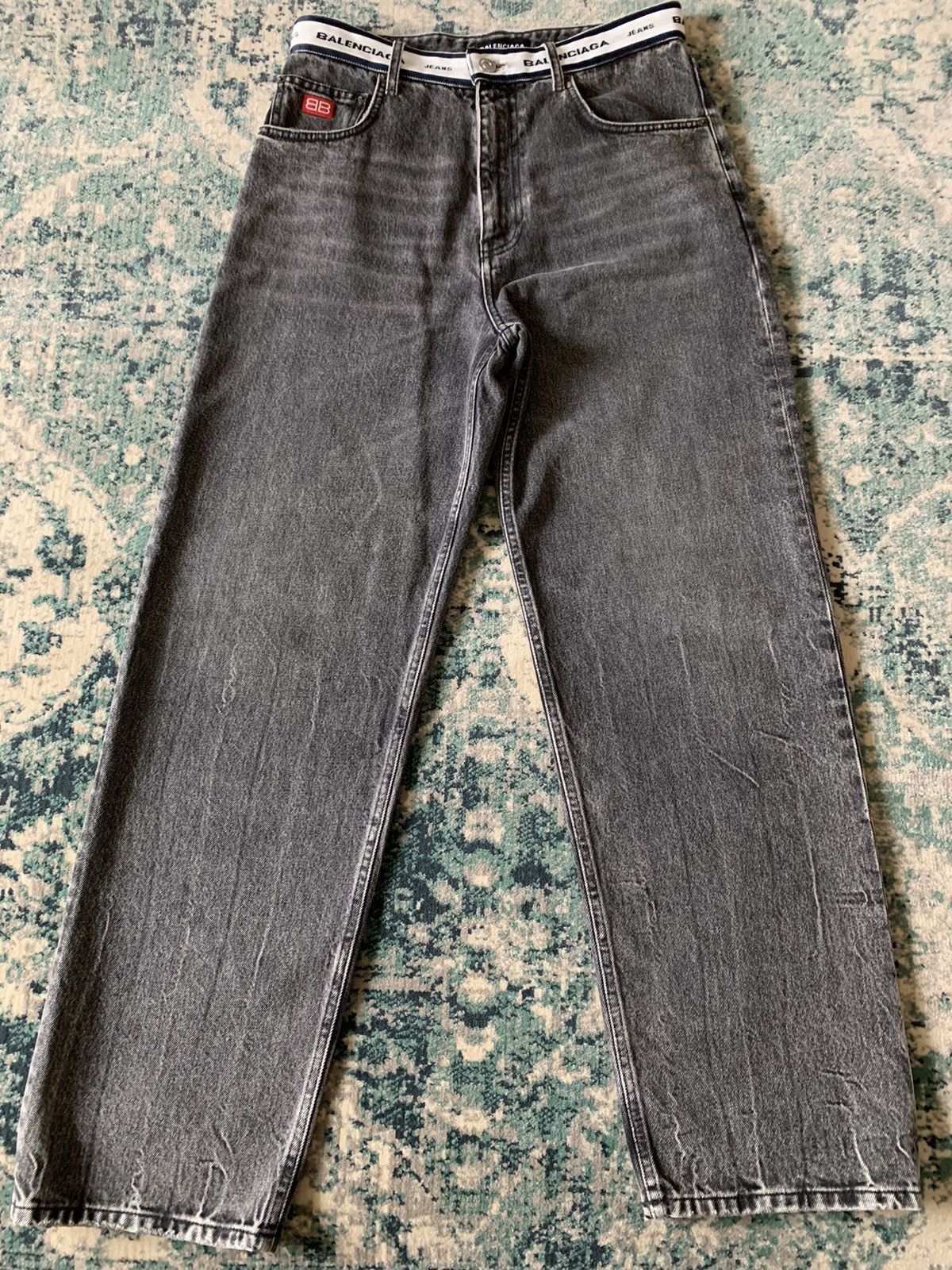 Balenciaga balenciaga washedgrey jeans Size US 30 / EU 46 - 1 Thumbnail