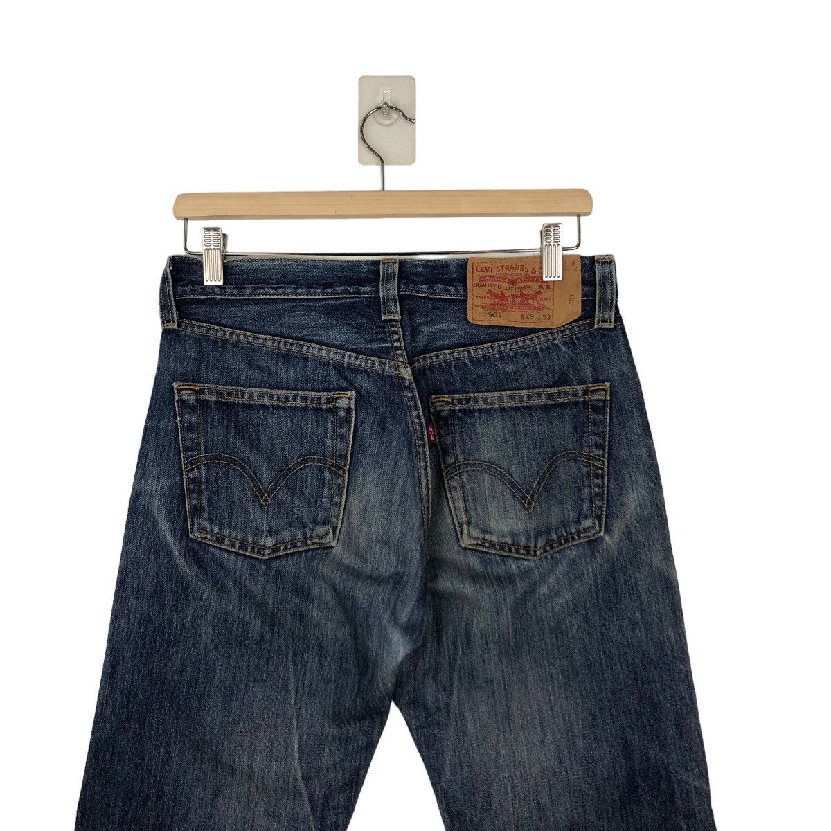 Levi's VINTAGE LEVI’ S ORIGINAL 501 DENIM STRAIGHT CUT Size US 30 / EU 46 - 7 Thumbnail
