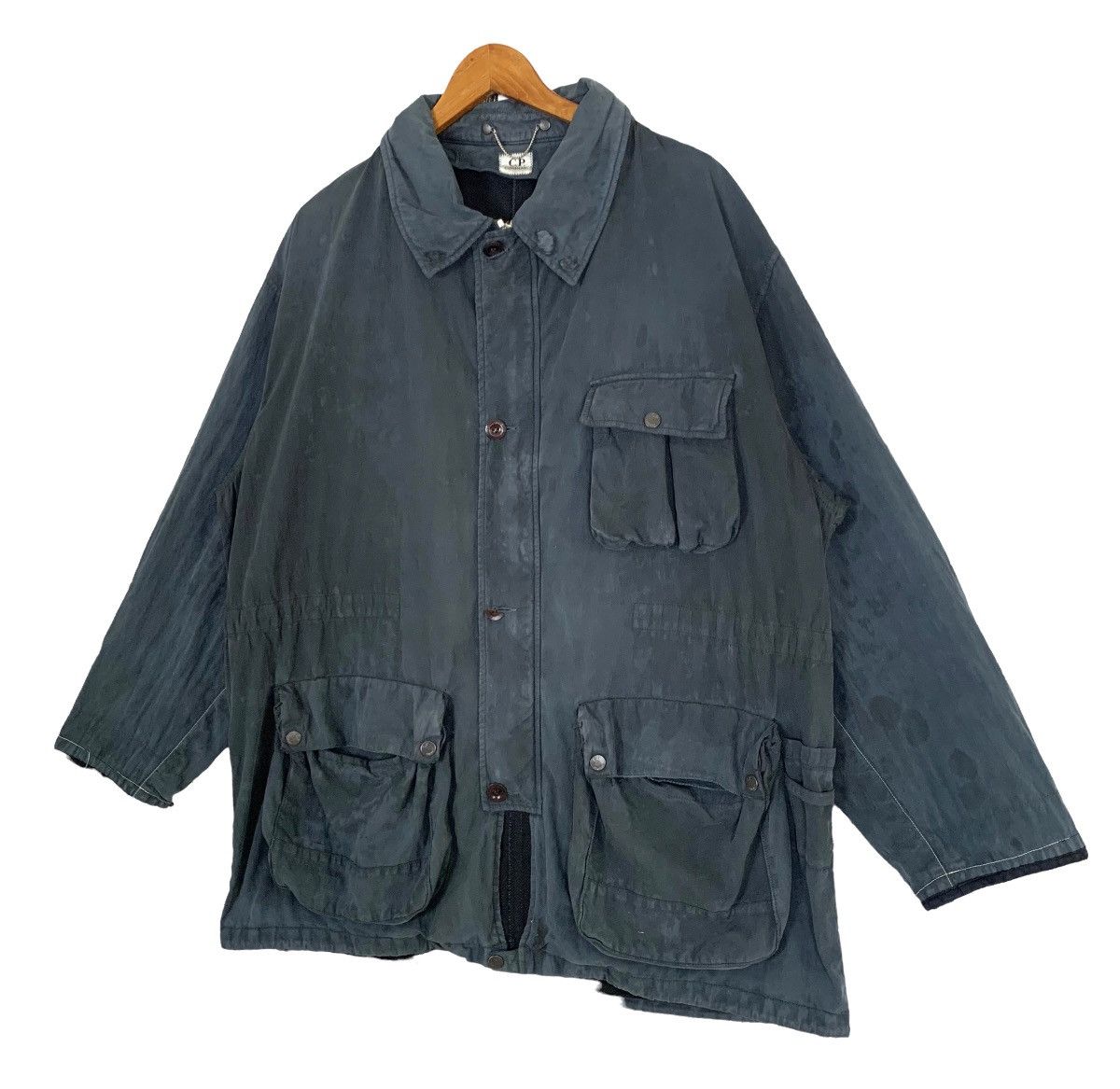C.P. Company Vintage 90s CP Company Faded Black Jacket Size L Size US L / EU 52-54 / 3 - 4 Thumbnail