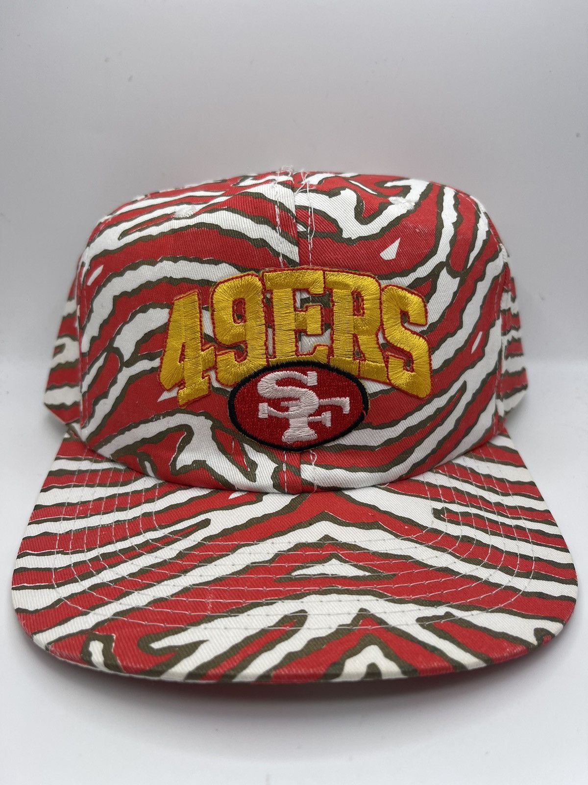 Vintage Vintage San Francisco 49ers Zubaz Snapback Hat