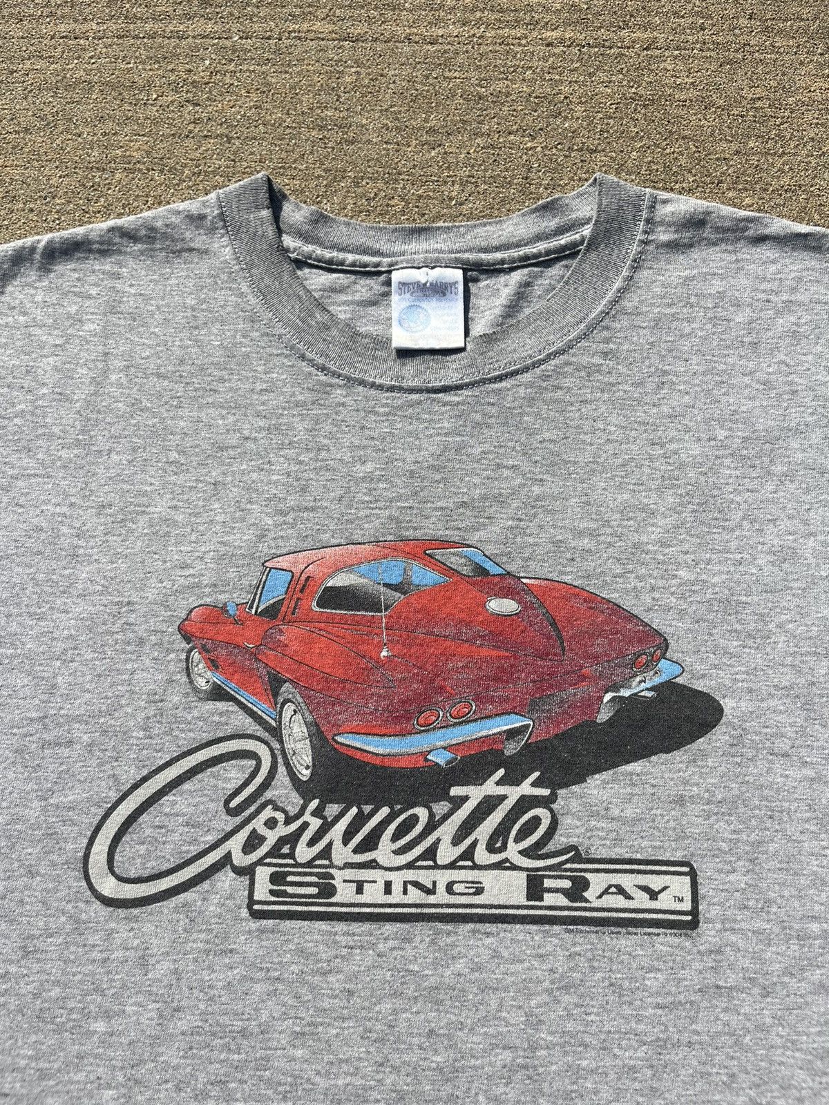 Band Tees × Chevrolet × Vintage VINTAGE Y2K CORVETTE “STING RAY” T-SHIRT Size US L / EU 52-54 / 3 - 5 Thumbnail