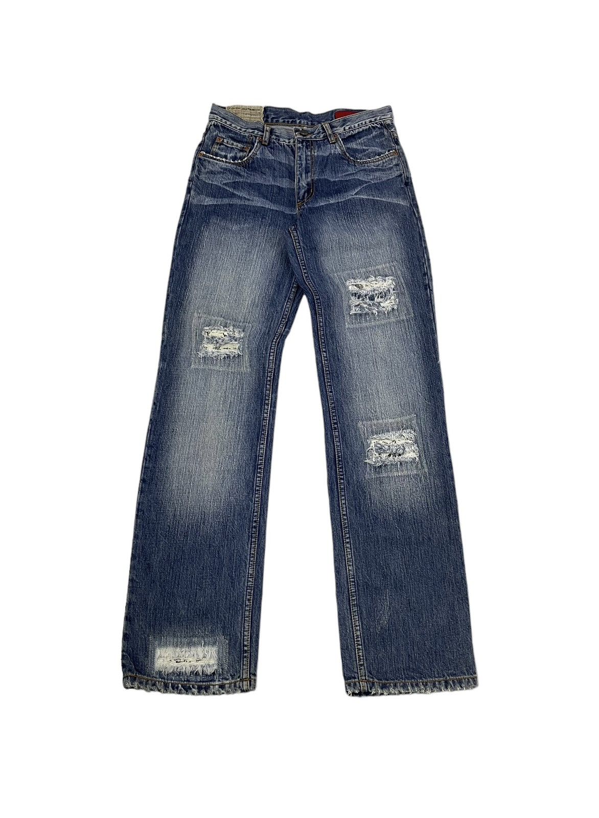 Japanese Brand × PPFM Vintage ToughJeansSmith Distressed Jeans Kapital Style Size US 30 / EU 46 - 3 Thumbnail