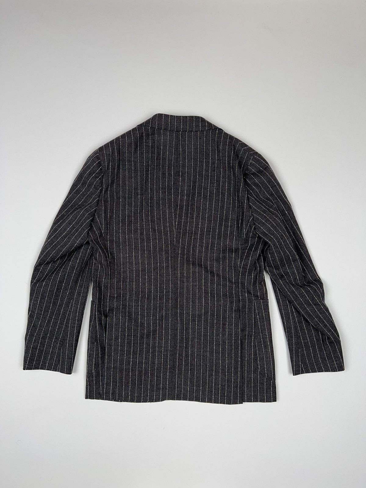 Suitsupply Suitsupply Striped Wool Havana Patch Traveler Blazer Jacket Size 40R - 18 Thumbnail