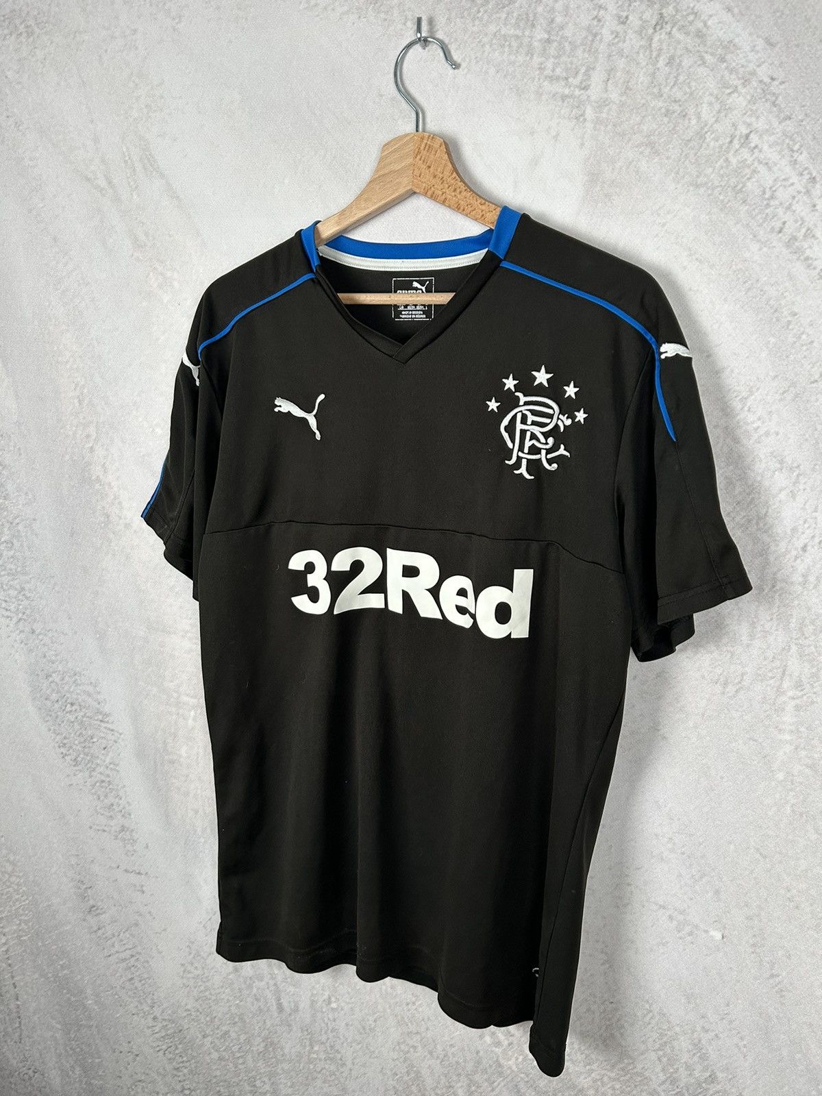 Puma Vintage Glasgow Rangers Puma Soccer Jersey Football Retro Size US L / EU 52-54 / 3 - 2 Thumbnail