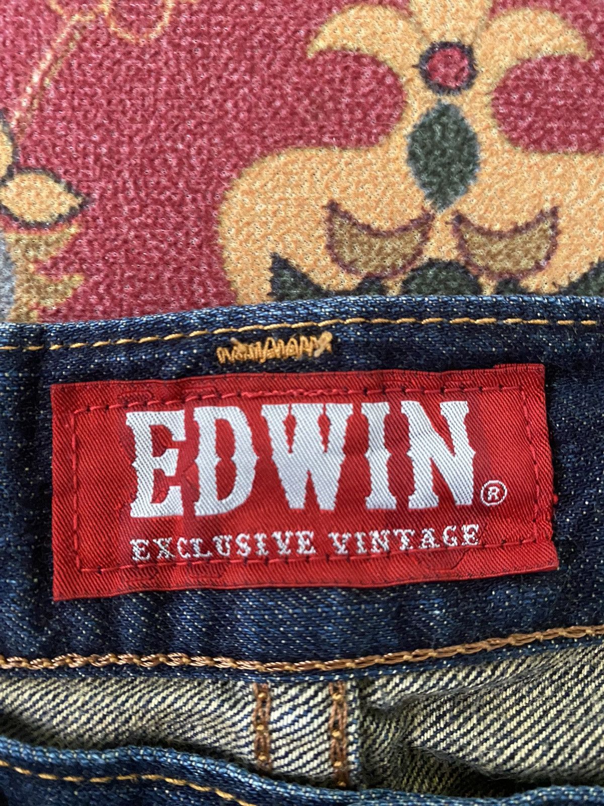 Edwin × Japanese Brand × Vintage Vintage Edwin Exclusive Vintage Distressed Denim 35 Size US 35 - 14 Thumbnail