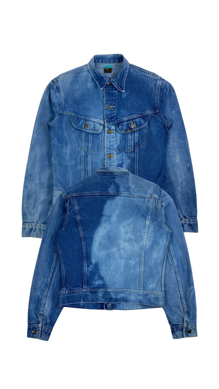 Lee 🔥LASTDROP🔥 90s Made In USA Lee Denim Jeans Trucker Jacket Size M / US 6-8 / IT 42-44 - 1 Thumbnail