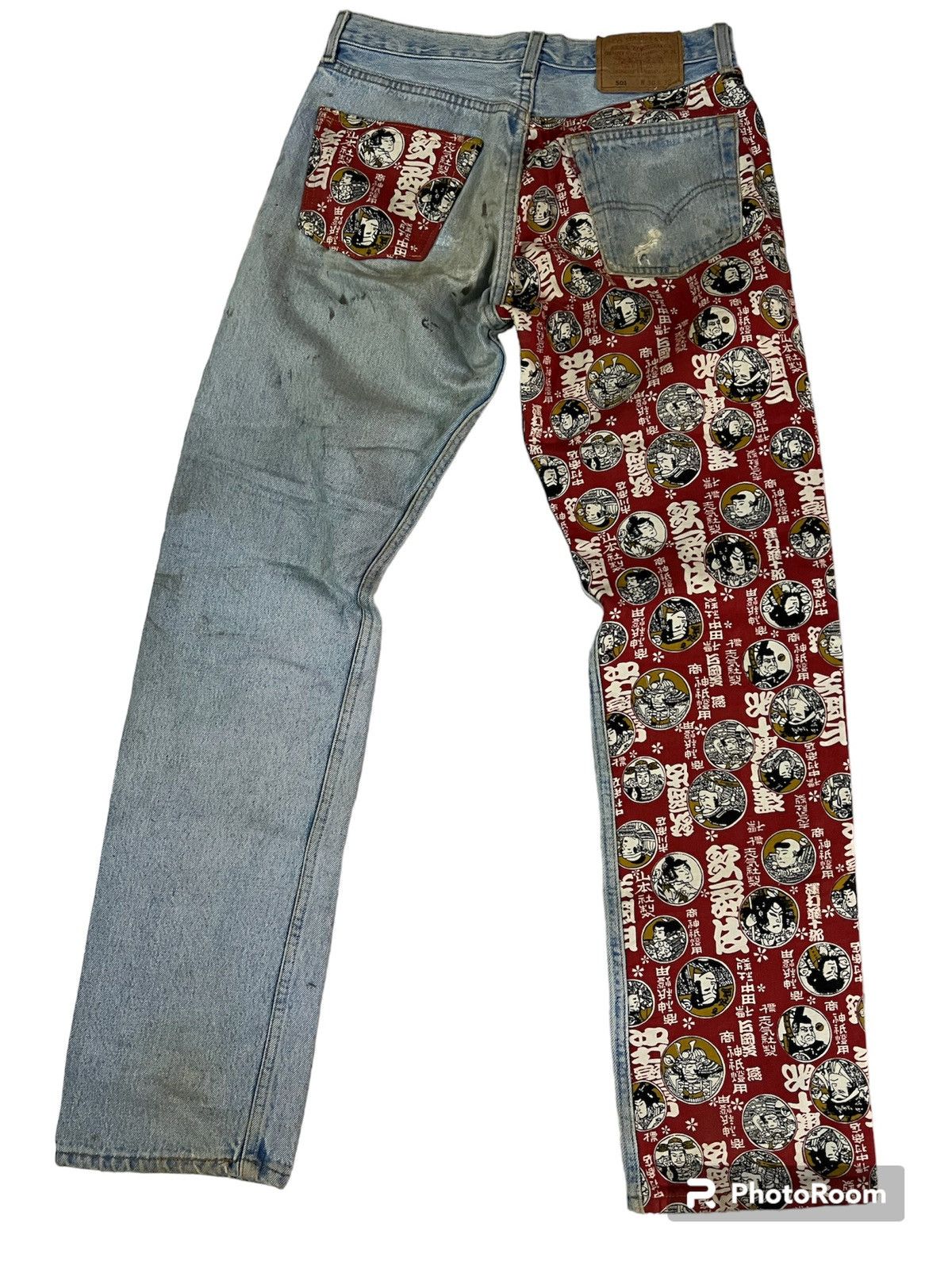 If Six Was Nine × Levi's LAST DROP 🔥Vintage 90’s Levis 501 Distressed Denim Jeans Size US 30 / EU 46 - 2 Thumbnail