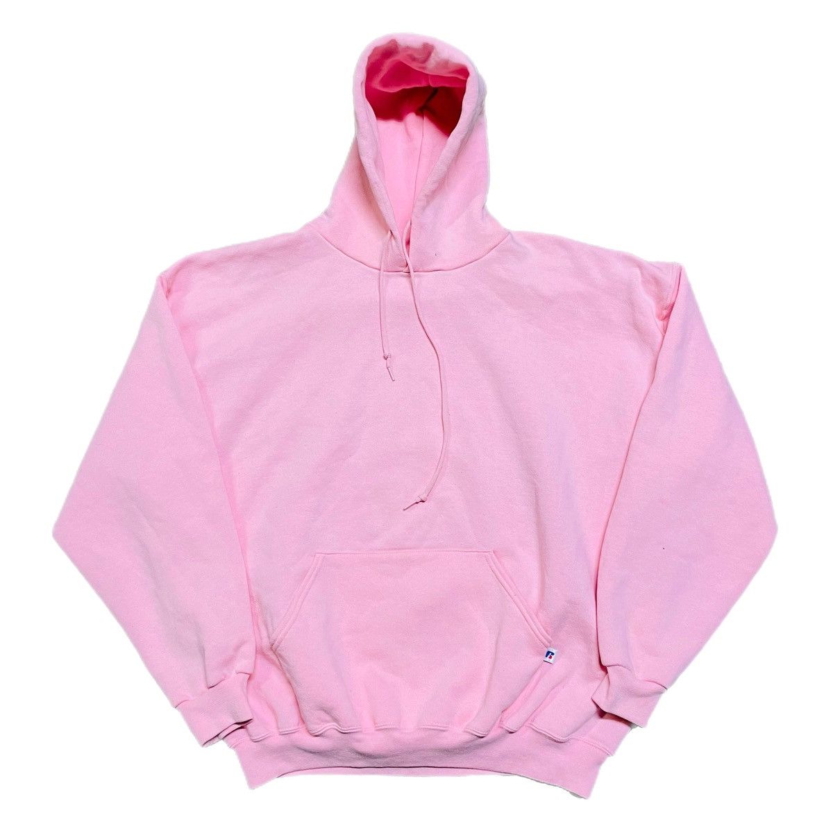 Vintage Vintage Russell Pink Blank Hoodie Sweatshirt RARE ERD 4G | Grailed