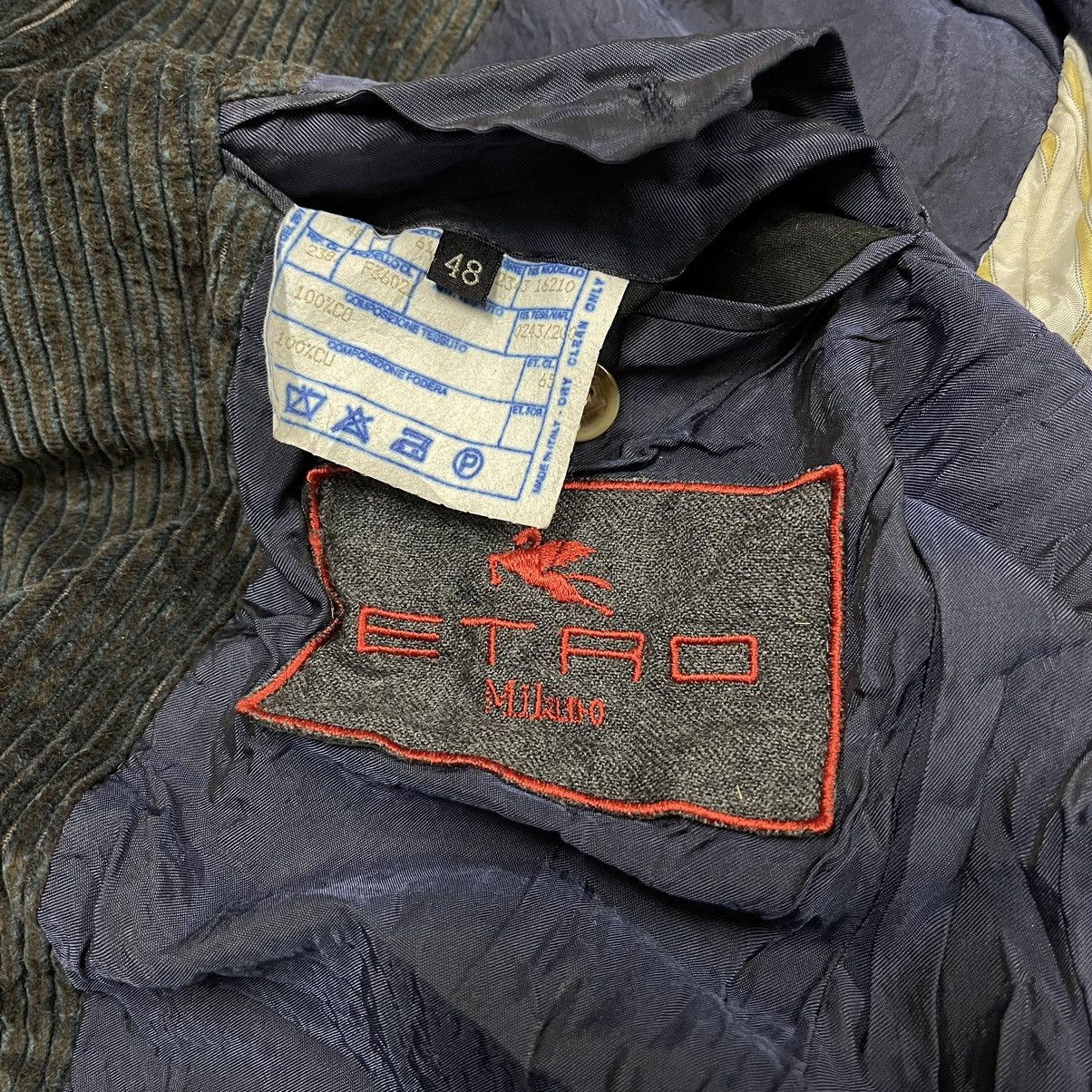 Etro Etro milano corduroy minimalist coat blazer Size 48S - 6 Thumbnail