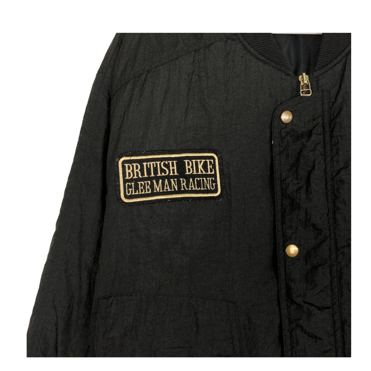 Japanese Brand 💥80s BRITISH BIKE GLEE MAN RACING BOMBER JACKET Size US M / EU 48-50 / 2 - 6 Thumbnail