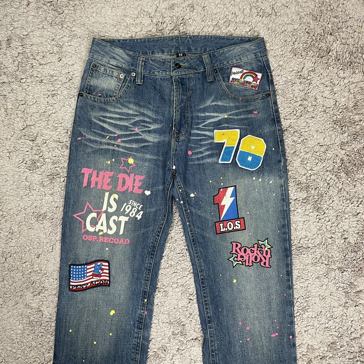 Vintage Vintage Japanese Brand Patched Art Jeans Size US 34 / EU 50 - 3 Thumbnail