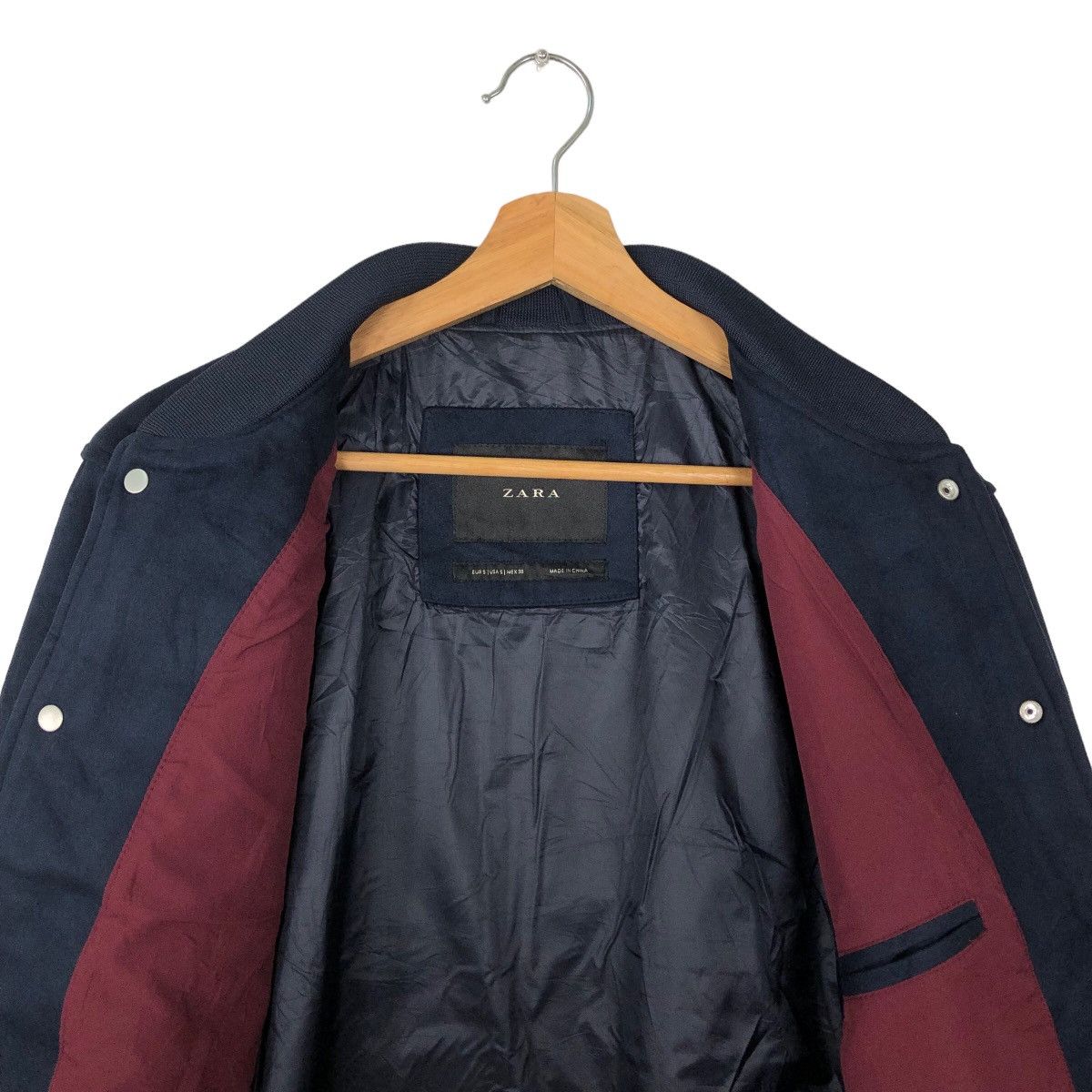 Japanese Brand VINTAGE SUEDE BOMBER JACKET ZARA JAPAN MADE ISSEY MIYAKE Size US S / EU 44-46 / 1 - 10 Thumbnail